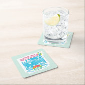 Ontmoet me bij Central Perk Neon Graphic Kartonnen Onderzetters (Insitu)