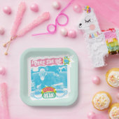 Ontmoet me bij Central Perk Neon Graphic Papieren Bordje (Feest)