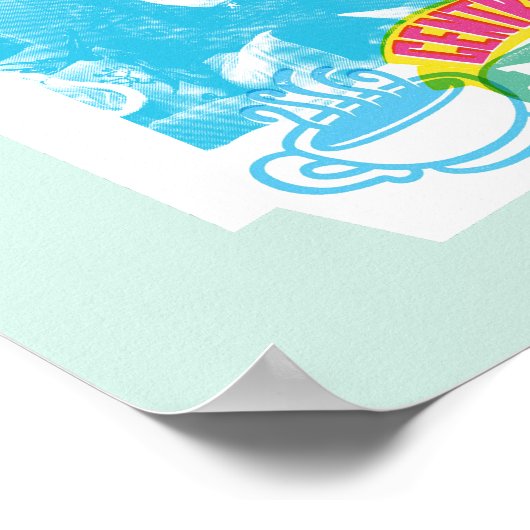 Ontmoet me bij Central Perk Neon Graphic Poster (Hoek)