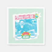 Ontmoet me bij Central Perk Neon Graphic Servet (Voorkant)