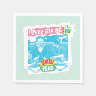 Ontmoet me bij Central Perk Neon Graphic Servet