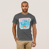 Ontmoet me bij Central Perk Neon Graphic T-shirt (Voorkant volledig)