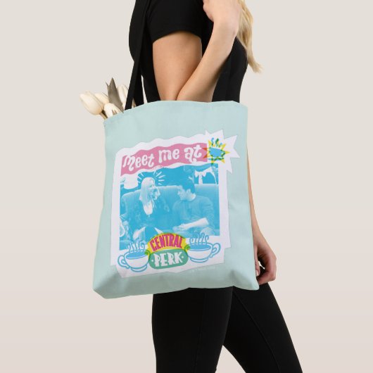 Ontmoet me bij Central Perk Neon Graphic Tote Bag (Dichtbij)