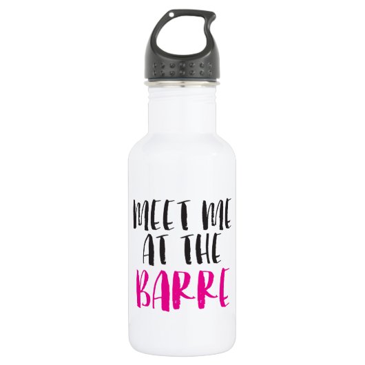 Ontmoet me bij de Barre Water Bottle Waterfles (Voorkant)