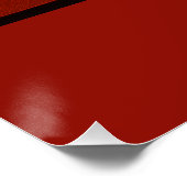 Ontmoet me bij de bloeiende boom perfect poster (Hoek)