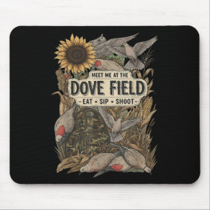 Ontmoet me bij de Dove Field Hunting Camo Sun Muismat
