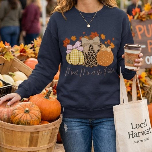 Ontmoet me bij de Patch Fall Cute Luipaardprint Trui