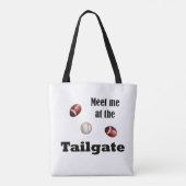 Ontmoet me bij de Tailgate Tote Bag (Achterkant)