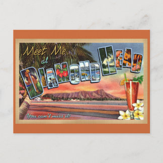 Ontmoet me bij Diamond Head Briefkaart