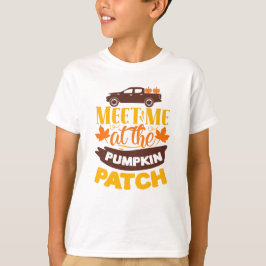 Ontmoet me bij het Boerderij van de herfst van het T-shirt