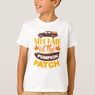 Ontmoet me bij het Boerderij van de herfst van het T-shirt