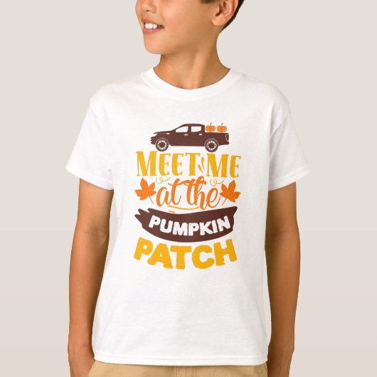 Ontmoet me bij het Boerderij van de herfst van het T-shirt (Voorkant)