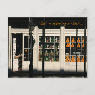 Ontmoet me bij het Café du Monde Briefkaart