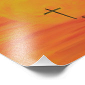 Ontmoet me bij het kruis foto afdruk (Hoek)