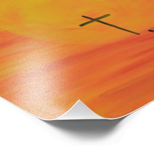 Ontmoet me bij het kruis foto afdruk (Hoek)