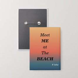 Ontmoet Me Bij Het Strand Zomer Strand Zonsopgang  Button