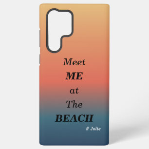 Ontmoet Me Bij Het Strand Zomer Strand Zonsopgang  Samsung Galaxy Hoesje