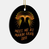 Ontmoet me bij Mardi Gras 2011 Ornament (Rechts)