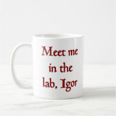 ontmoet me de mok van de igor koffie (Links)