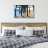 Ontmoet me hier! canvas afdruk (Insitu (Slaapkamer))