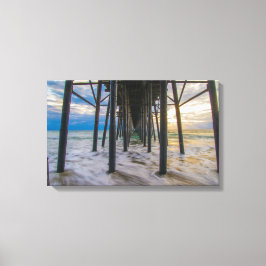 Ontmoet me hier! canvas afdruk