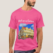 Ontmoet me in Curaçao T-shirt (Voorkant)