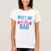 Ontmoet me in de bar t-shirt (Voorkant)
