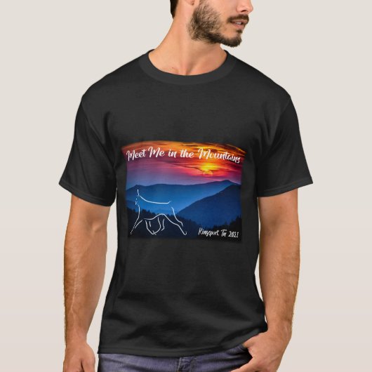 Ontmoet me in de bergen 2021 t-shirt (Voorkant)