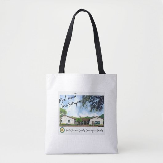 Ontmoet me in de Sahyun Tote Bag (Voorkant)