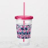 Ontmoet me in de tropen Verjaardag Acrylcop Acryl Drinkbeker (Rechts)