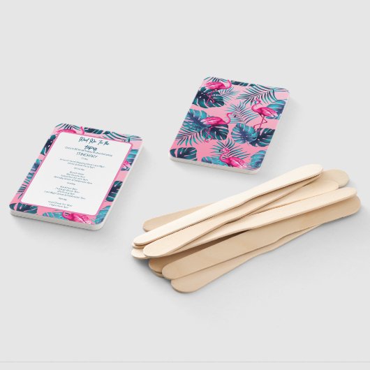 Ontmoet me in de tropen Verjaardagsreis Route Handwaaier (Niet-gemonteerd)