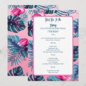 Ontmoet me in de tropen Verjaardagsreis Route Kaart (Voorkant / Achterkant)