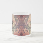 Ontmoet me in het midden - fractal matglas koffiemok (Center)