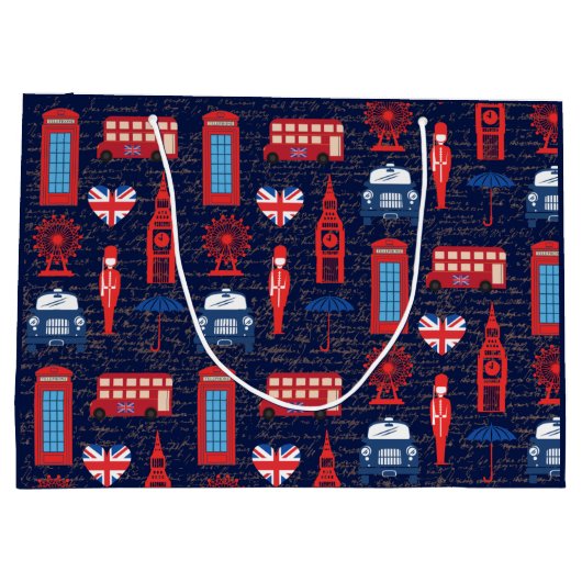 Ontmoet me in London Gift Bag Groot Cadeauzakje (Achterkant)