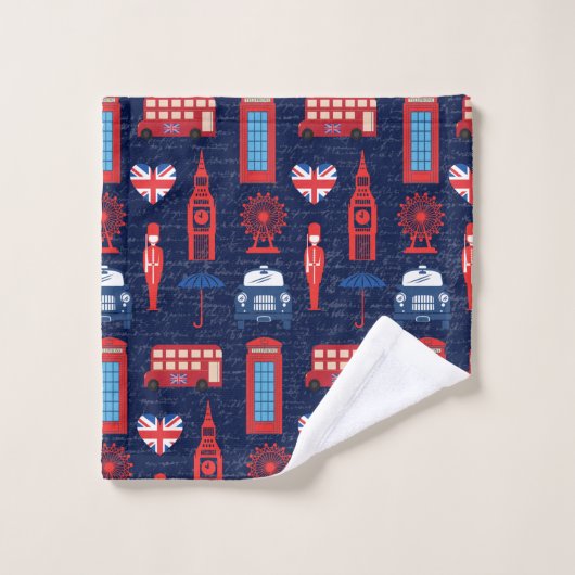 Ontmoet me in London Towel Bad Handdoek (Wasdoekje)