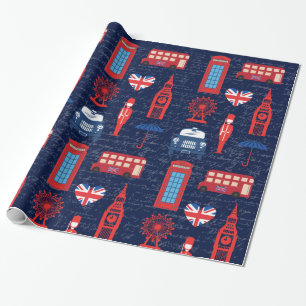 Ontmoet me in London Wrapping Paper Cadeaupapier
