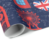 Ontmoet me in London Wrapping Paper Cadeaupapier (Rol Hoek)