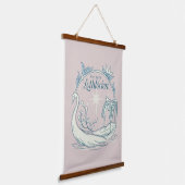 Ontmoet me in LOTHLORIEN™ - Zwanenboot Hangend Wandkleed (Gebogen)