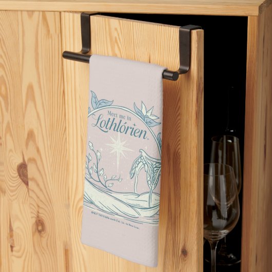 Ontmoet me in LOTHLORIEN™ - Zwanenboot Theedoek (Derde Gevouwen)