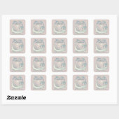 Ontmoet me in LOTHLORIEN™ - Zwanenboot Vierkante Sticker (Vel)