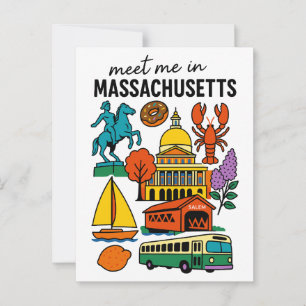 Ontmoet Me In Massachusetts Boston Kreeft Cranberr Briefkaart