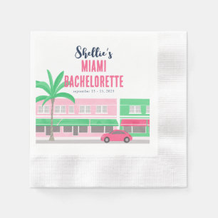 Ontmoet Me in Miami Vrijgezellenfeest Servet