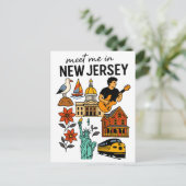 Ontmoet me in New Jersey Shore bezienswaardigheden Briefkaart (Staand voorkant)