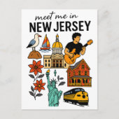 Ontmoet me in New Jersey Shore bezienswaardigheden Briefkaart (Voorkant)