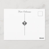 'Ontmoet me in New Orleans' Briefkaart (Achterkant)