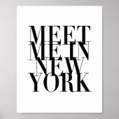 Ontmoet me in New York Poster (Voorkant)