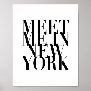 Ontmoet me in New York Poster
