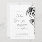 Ontmoet me in Palm Springs Meisjesweekend Kaart (Voorkant)