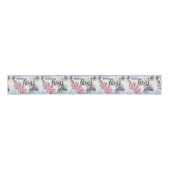 Ontmoet me in Parijs 3" breed Grosgrain Lint (Voorkant)