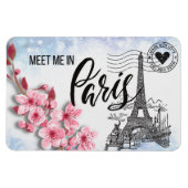 Ontmoet me in Parijs 4"x6" Magnet Magneet (Horizontaal)
